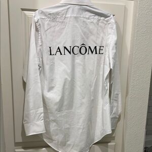 Vintage Lancôme Cosmetics  Men's White Shirt
Late 1990s uniform